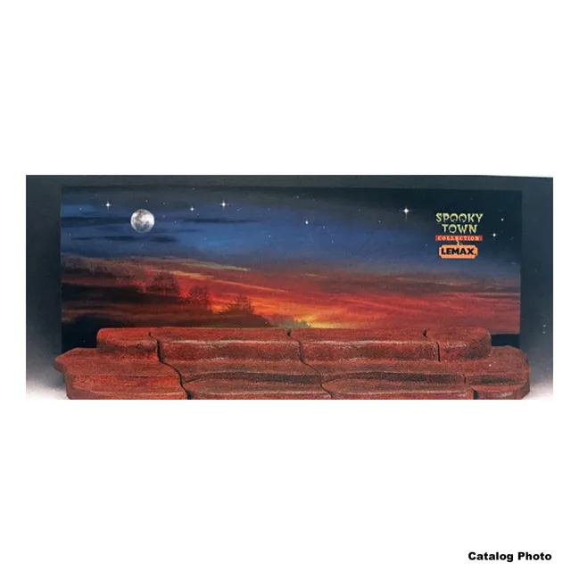 lemax-4-ft-display-material-with-halloween-backdrop-fond-de-d-cor-halloween image 1