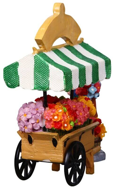 lemax-flower-cart-chariot-fleurs-miniature image 4