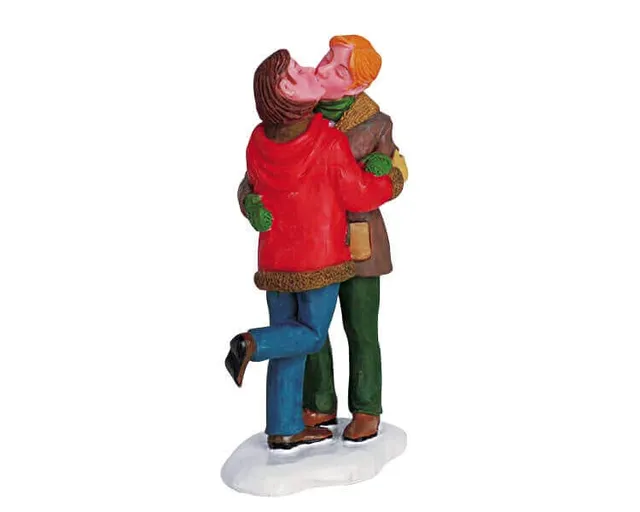 lemax-romance-at-the-lodge-sc-ne-miniature-artisanale-de-collection image 1