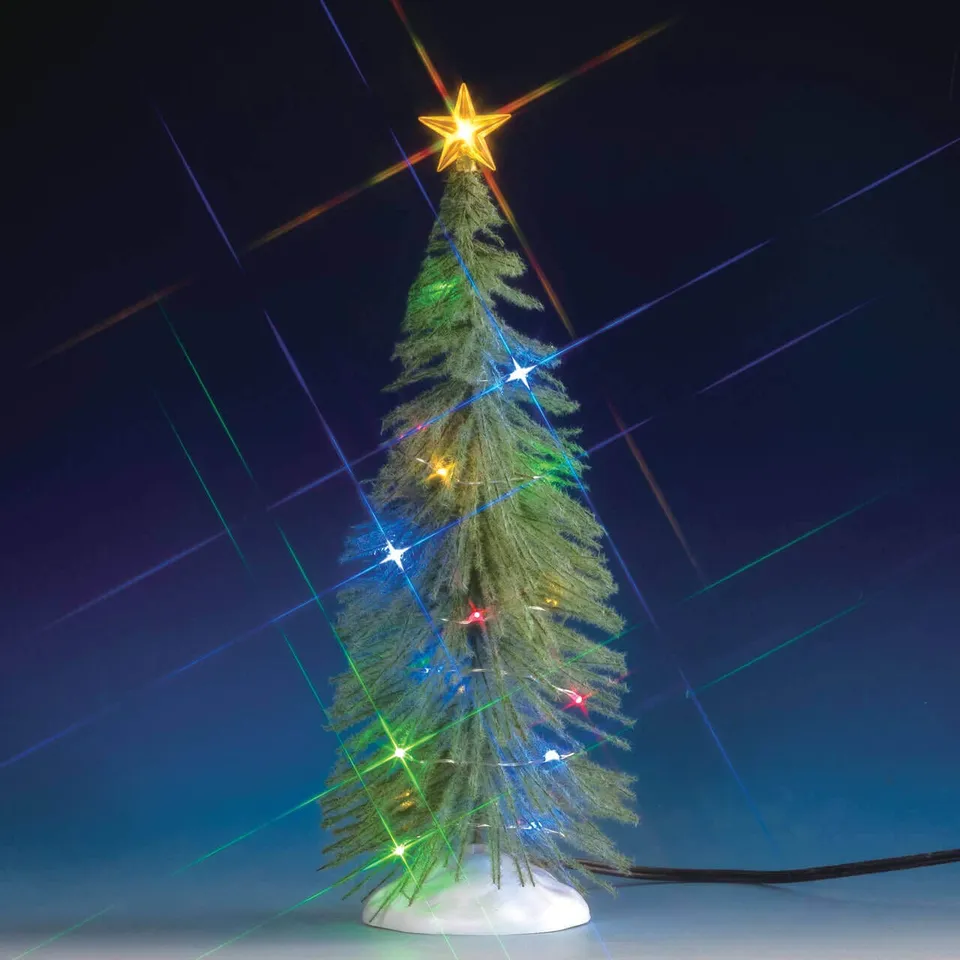 lemax-chasing-multi-light-spruce-tree-large-grand-sapin-miniature-lumineux image 1