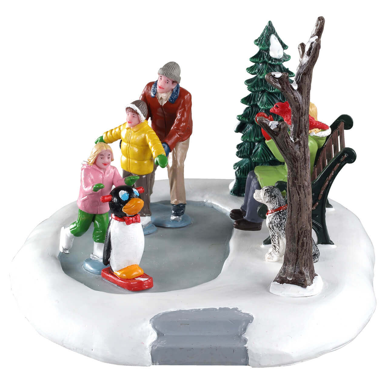 lemax-beginner-skaters-figurine-patinage-famille image 3