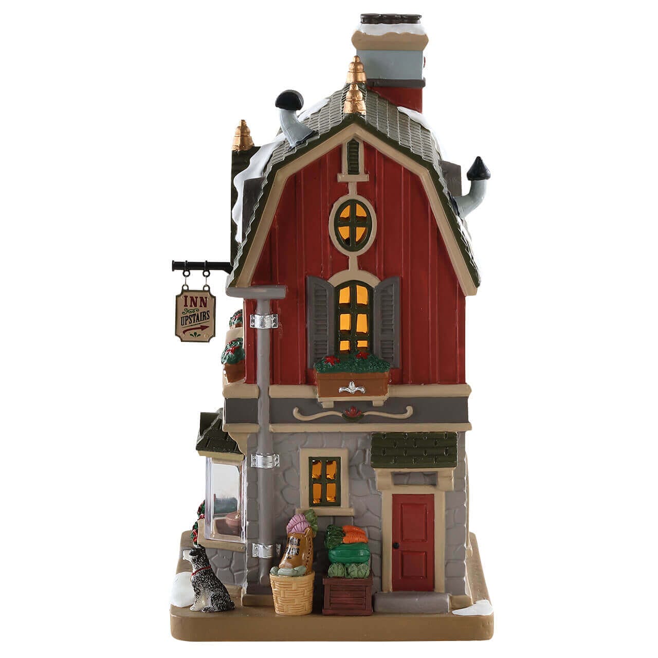 lemax-harvest-tavern-and-inn-b-timent-miniature-de-village-de-collection image 2