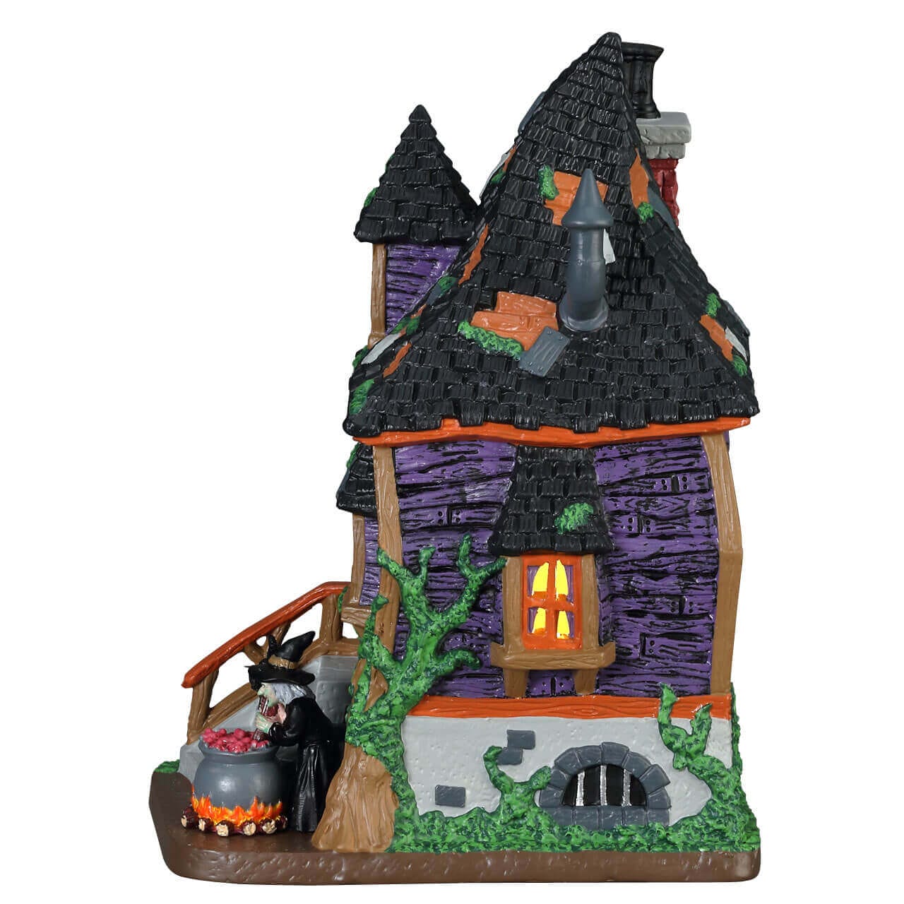 lemax-witches-bungalow-bungalow-de-sorci-re-halloween image 2