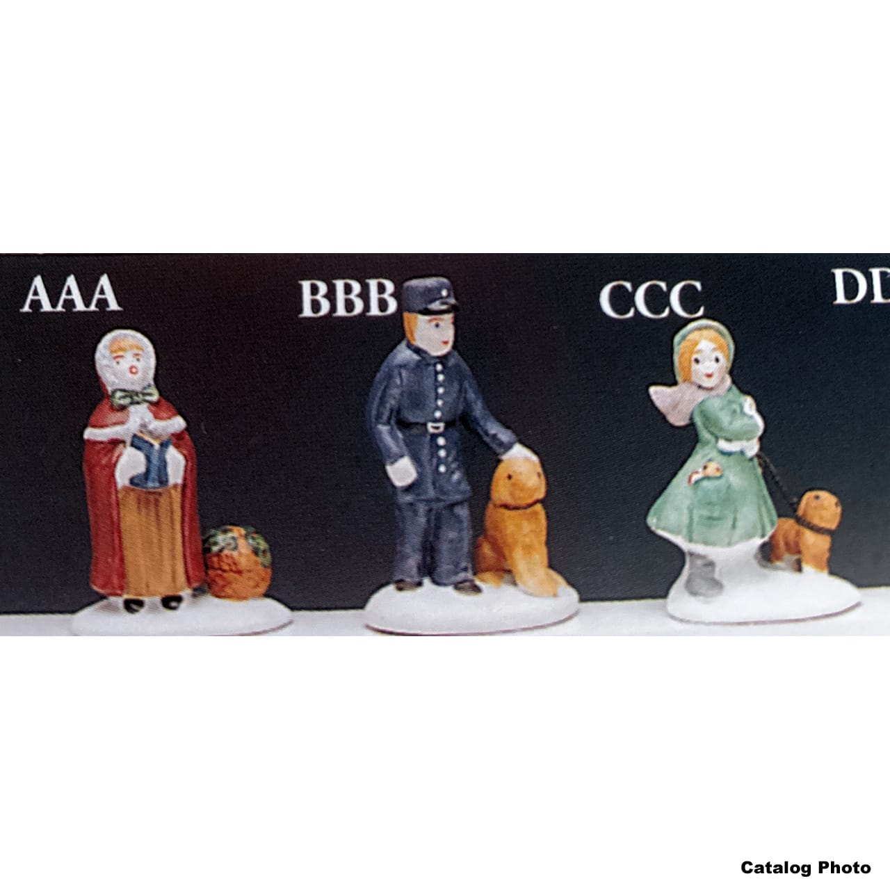 lemax-policeman-with-dog-figurine-miniature-policier-et-chien image 1
