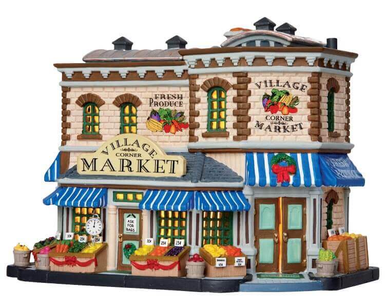 lemax-village-corner-market-b-timent-miniature-march-d-angle image 1