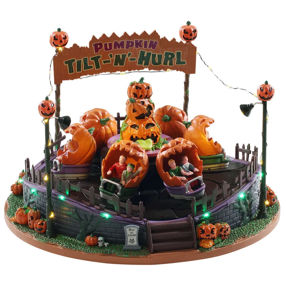 lemax-pumpkin-tilt-n-hurl-man-ge-lumineux-anim-spooky-town image 1