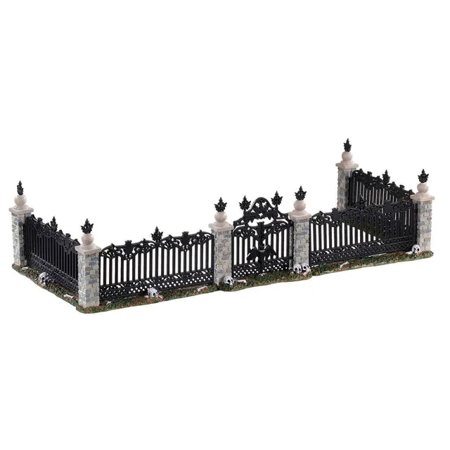 lemax-bat-fence-gate-portail-barri-re-chauve-souris-spooky-town image 1