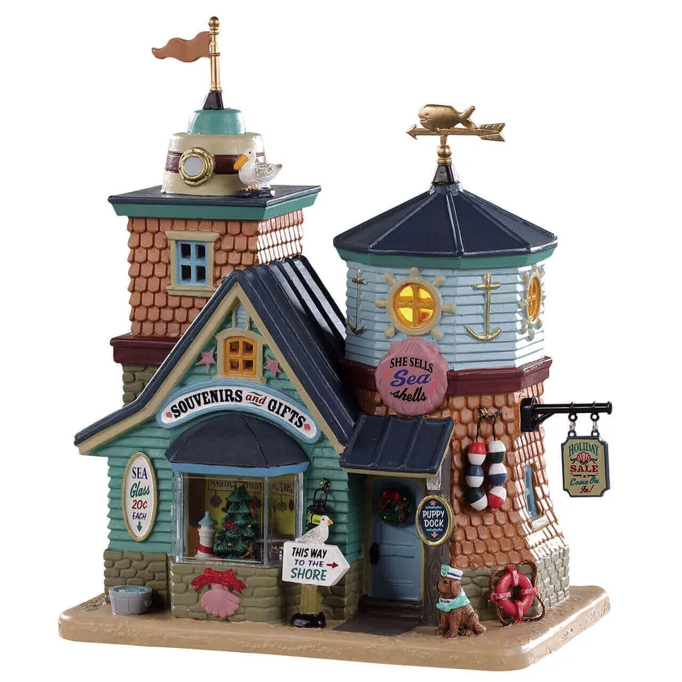 lemax-she-sells-sea-shells-gift-shop-boutique-miniature image 1