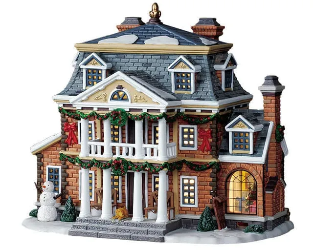 lemax-conover-estate-maison-miniature-manoir-de-collection image 1
