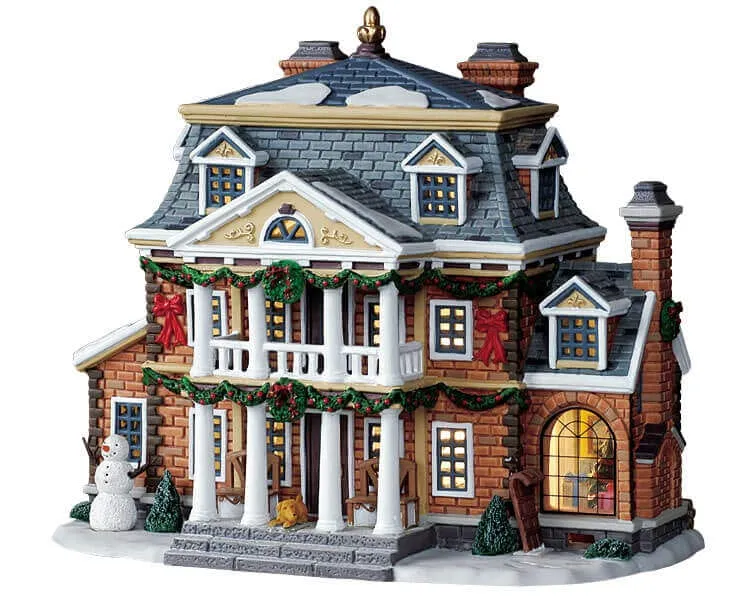lemax-conover-estate-maison-miniature-manoir-de-collection image 1