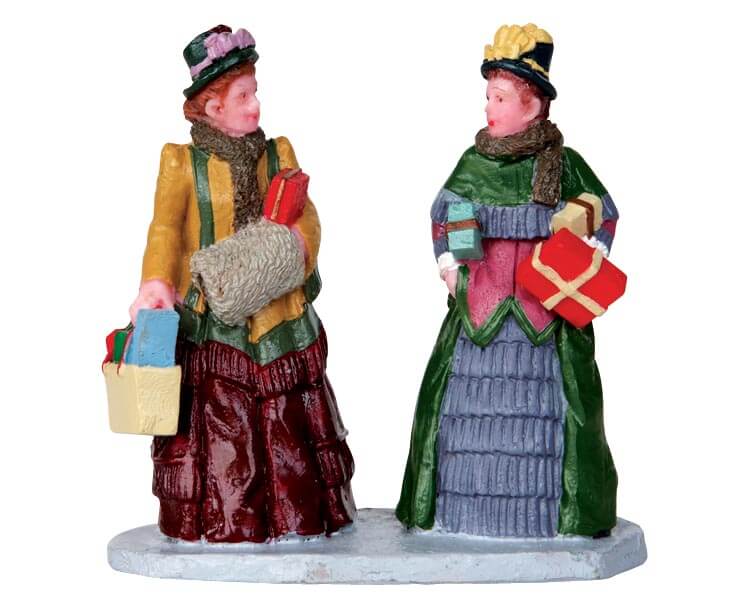 lemax-ladie-s-day-shopping-figurine-shopping-miniature image 1