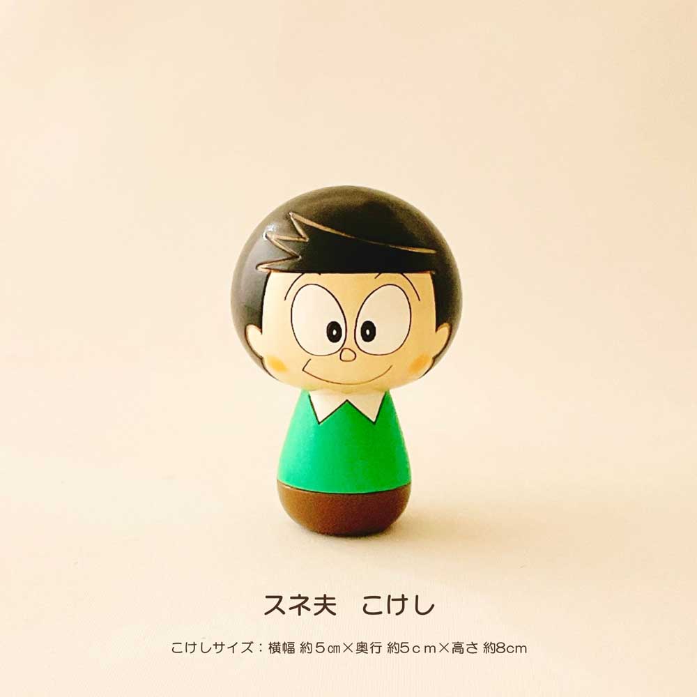 usaburo-kokeshi-doraemon-figurine-officielle-58x58x92mm image 1