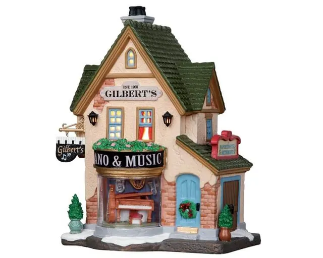 lemax-boutique-piano-musique-gilbert-maison-lumineuse image 1