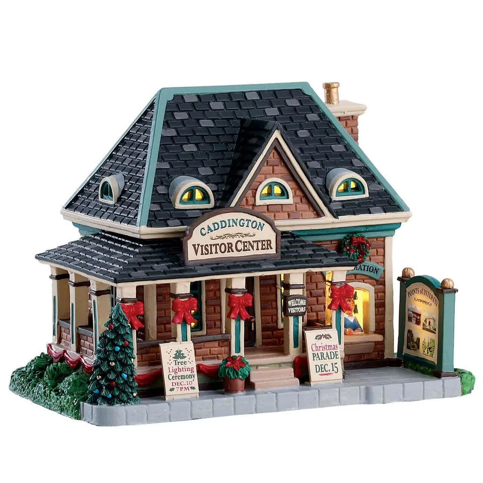 lemax-caddington-visitor-center-b-timent-miniature-illumin-office-de-tourisme image 1