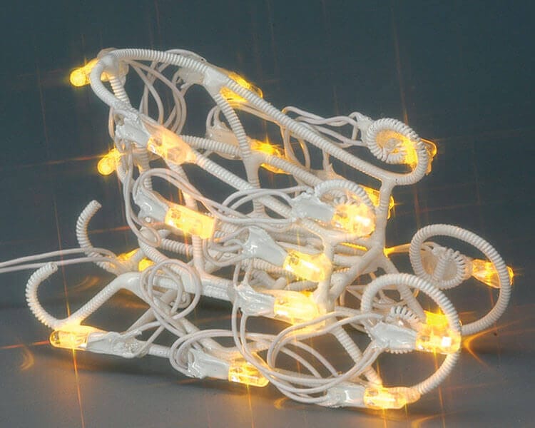lemax-lighted-sculpture-sleigh-tra-neau-miniature-lumineux image 1