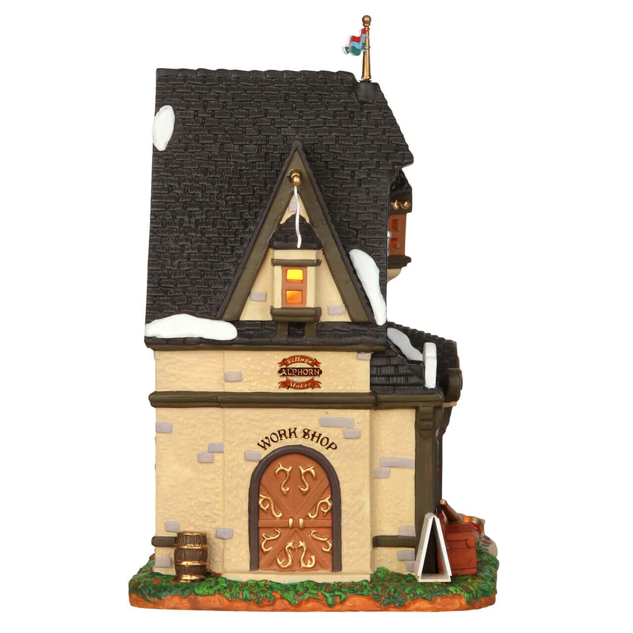 lemax-village-alphorn-maker-figurine-miniature-artisanale image 2