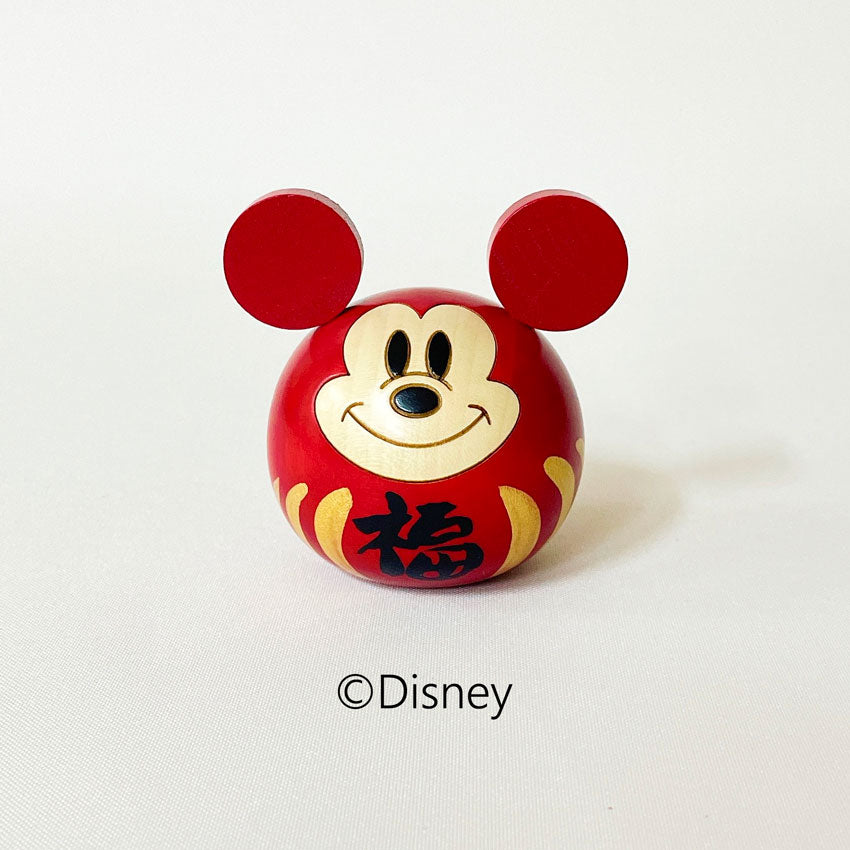 usaburo-kokeshi-mickey-daruma-figurine-daruma-disney-en-bois image 2
