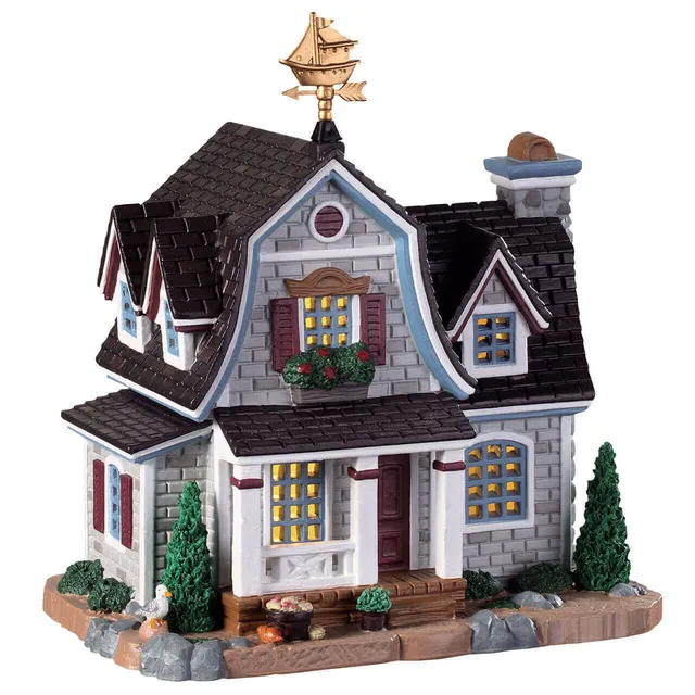 lemax-seawind-cottage-maison-miniature-c-ti-re-lumineuse image 1