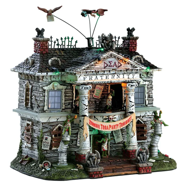 lemax-dead-fraternity-b-timent-anim-spooky-town-halloween image 1
