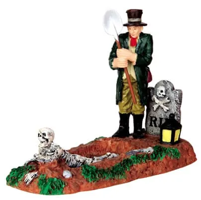 lemax-grave-digger-figurine-miniature-fossoyeur-spooky-town image 1