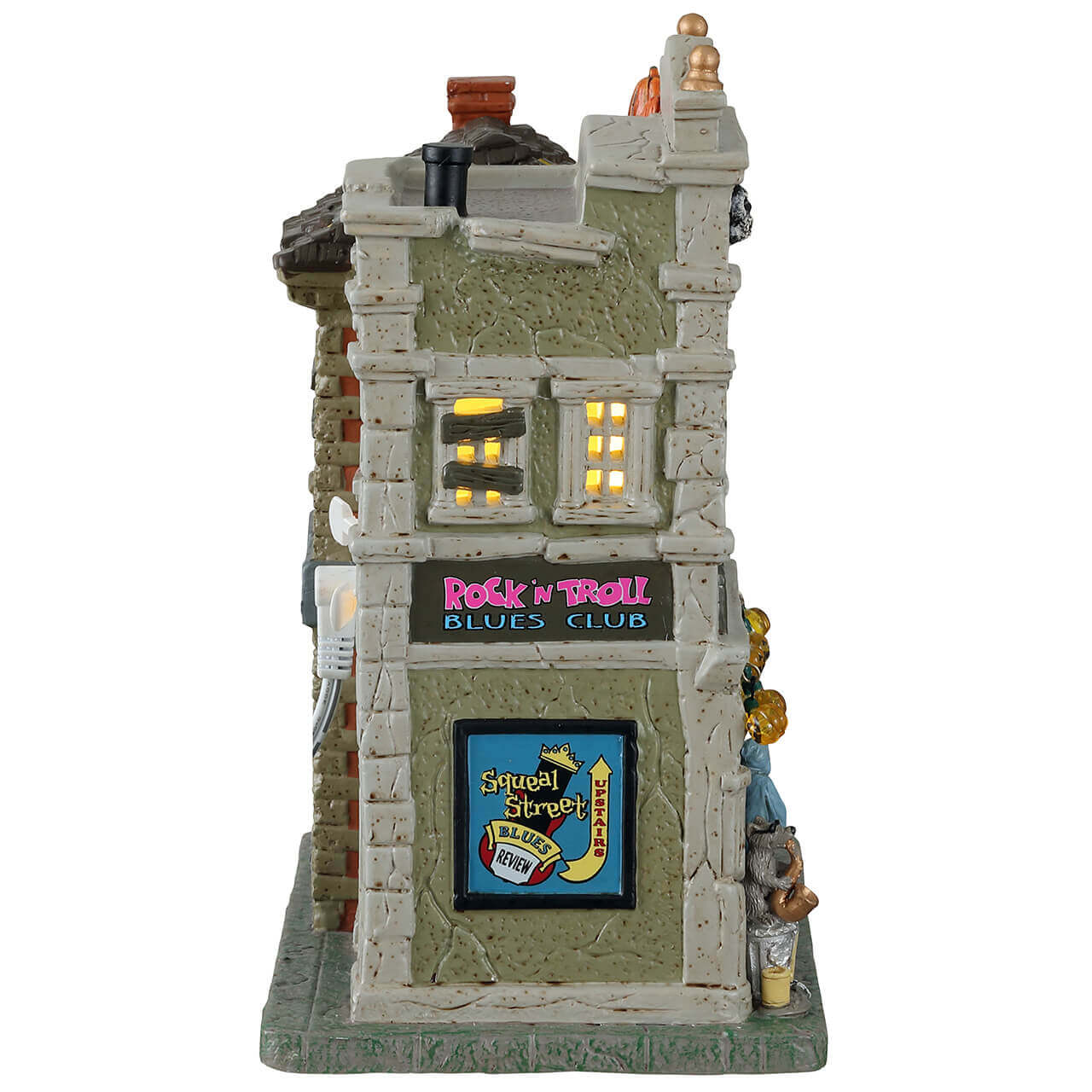 lemax-squeal-street-blues-double-club-musique-miniature-spooky-town image 2