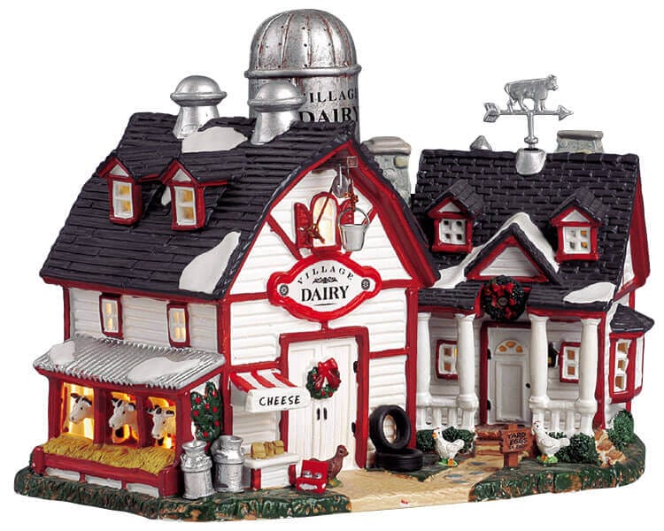 lemax-village-dairy-farm-ferme-laiti-re-miniature image 1