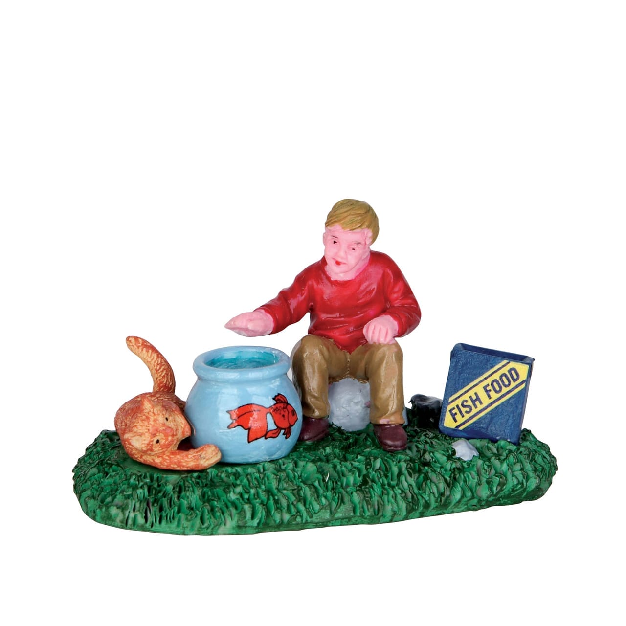 lemax-food-for-fishy-figurine-miniature image 1