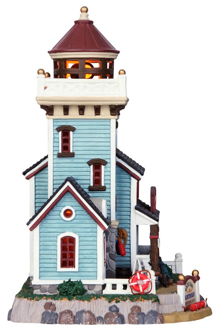 lemax-rocky-cape-historic-lighthouse-phare-miniature-de-village image 3