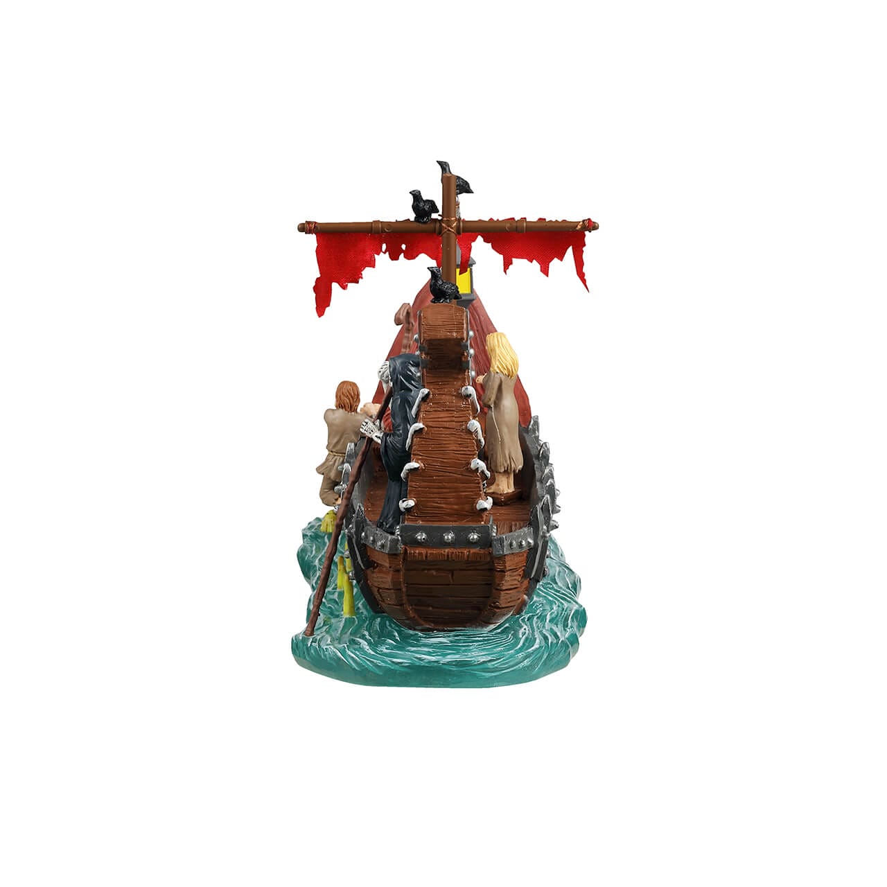 lemax-ferry-on-river-styx-d-cor-bateau-hant-spooky-town image 3