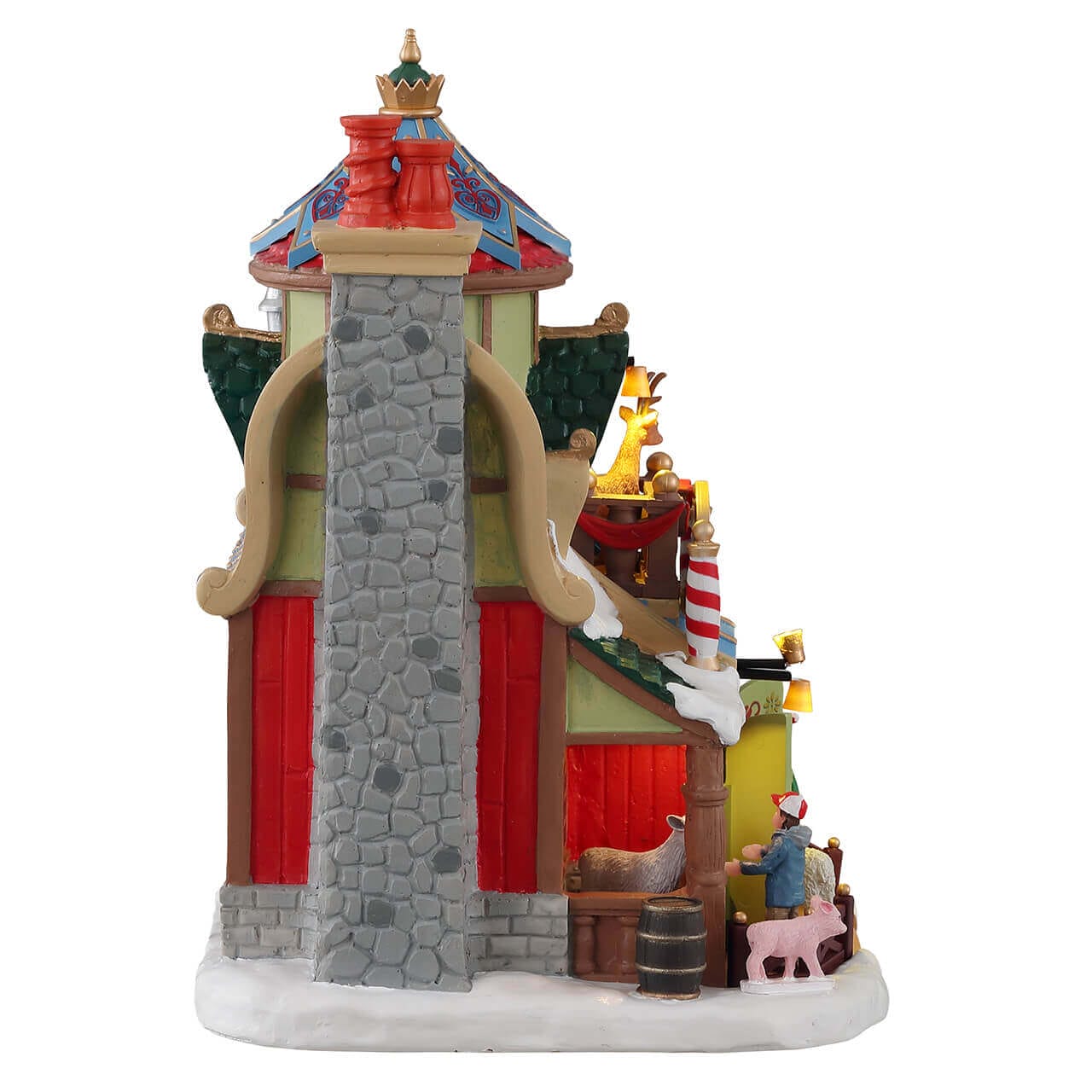 lemax-santa-s-petting-zoo-miniature-zoo-de-no-l-santa-s-wonderland image 2