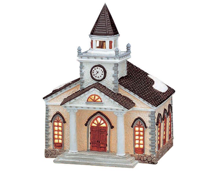 lemax-st-thomas-church-glise-lumineuse-village image 1