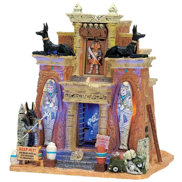 lemax-cursed-tomb-tombe-maudite-anim-e-spooky-town image 1