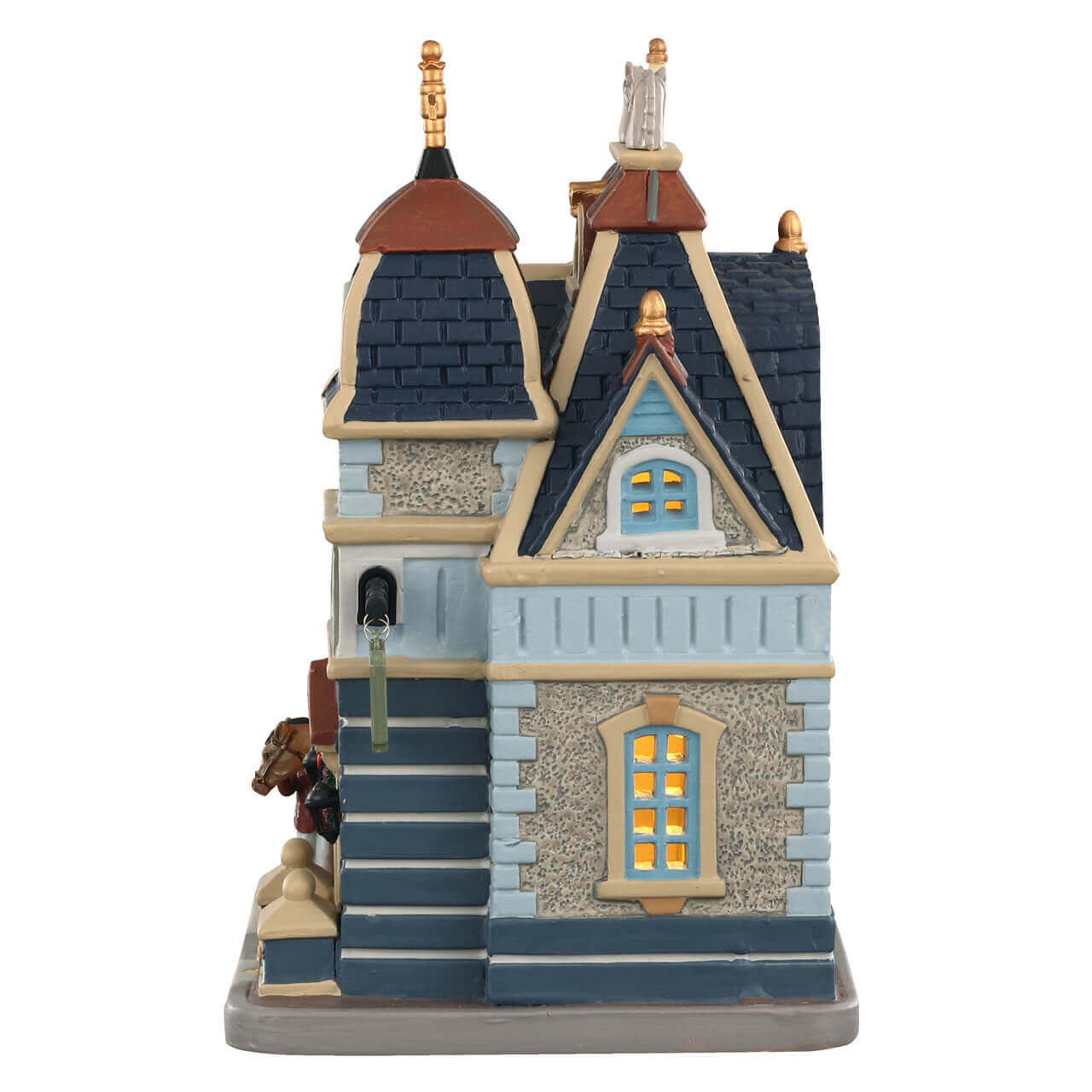 lemax-mounted-division-police-b-timent-miniature-caddington-village image 3