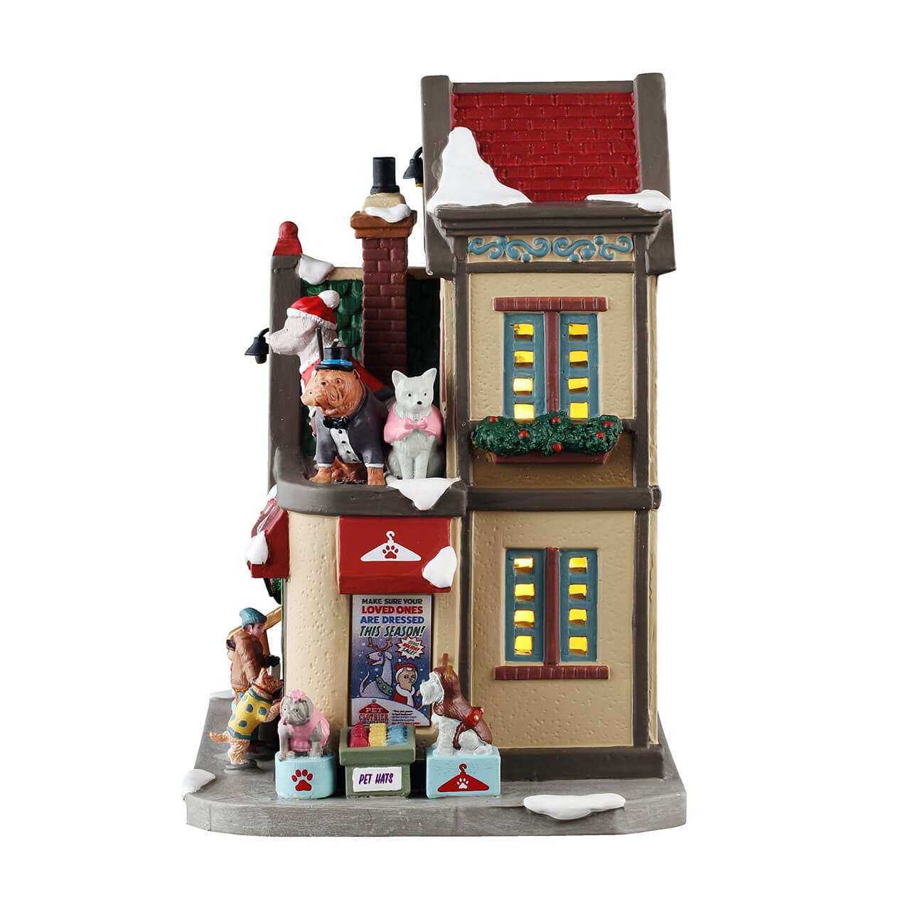 lemax-the-pet-clothier-b-timent-miniature-lumineux-caddington image 3