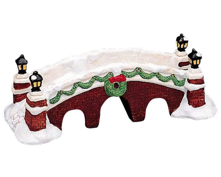 lemax-lamp-bridge-pont-lumineux-miniature-village image 2
