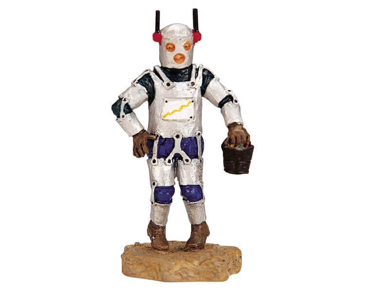 lemax-tin-robotron-figurine-miniature-spooky-town image 1