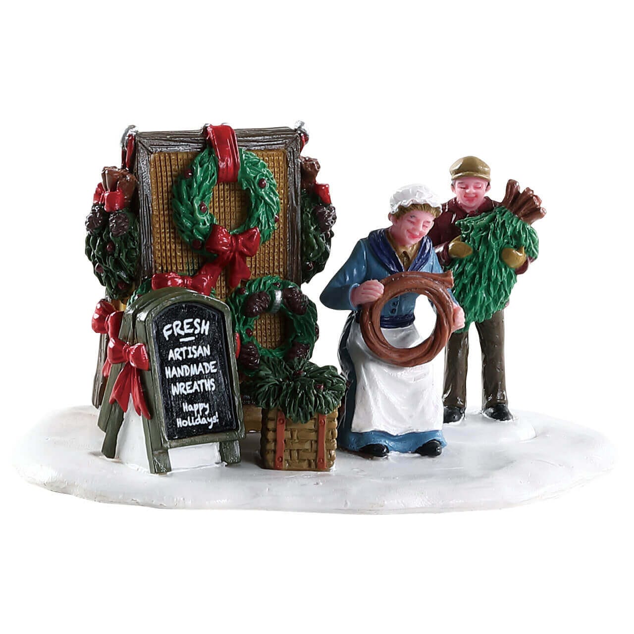 lemax-handmade-wreaths-figurine-miniature-caddington image 5
