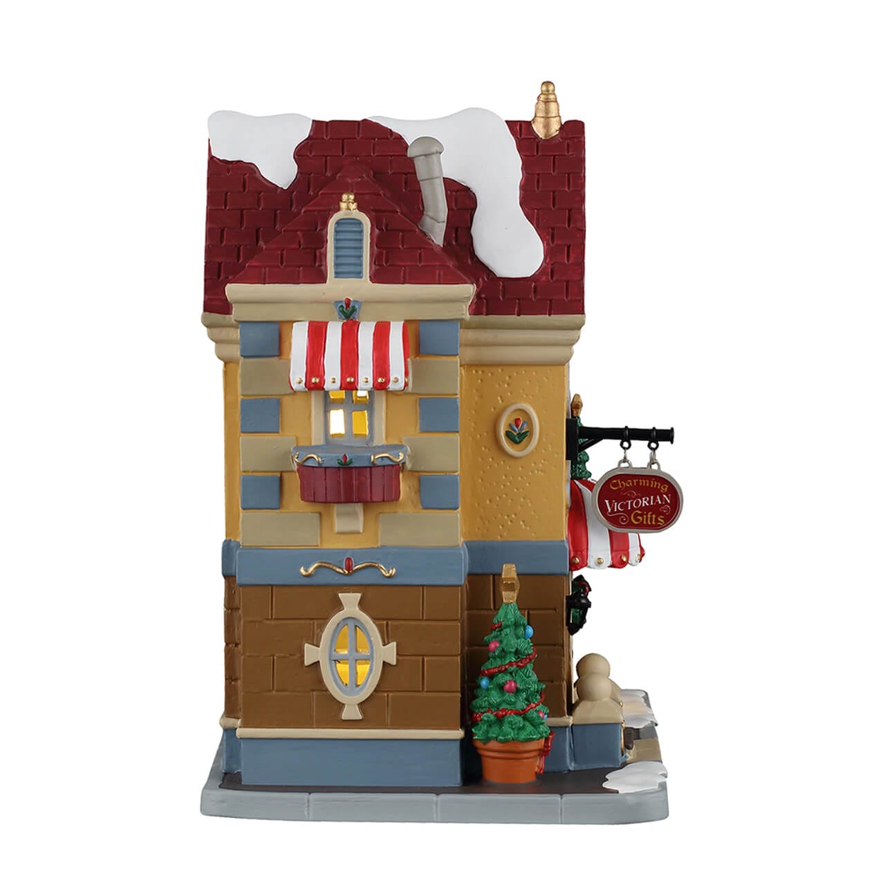 lemax-father-christmas-gift-shop-boutique-p-re-no-l-caddington-lumineuse image 2