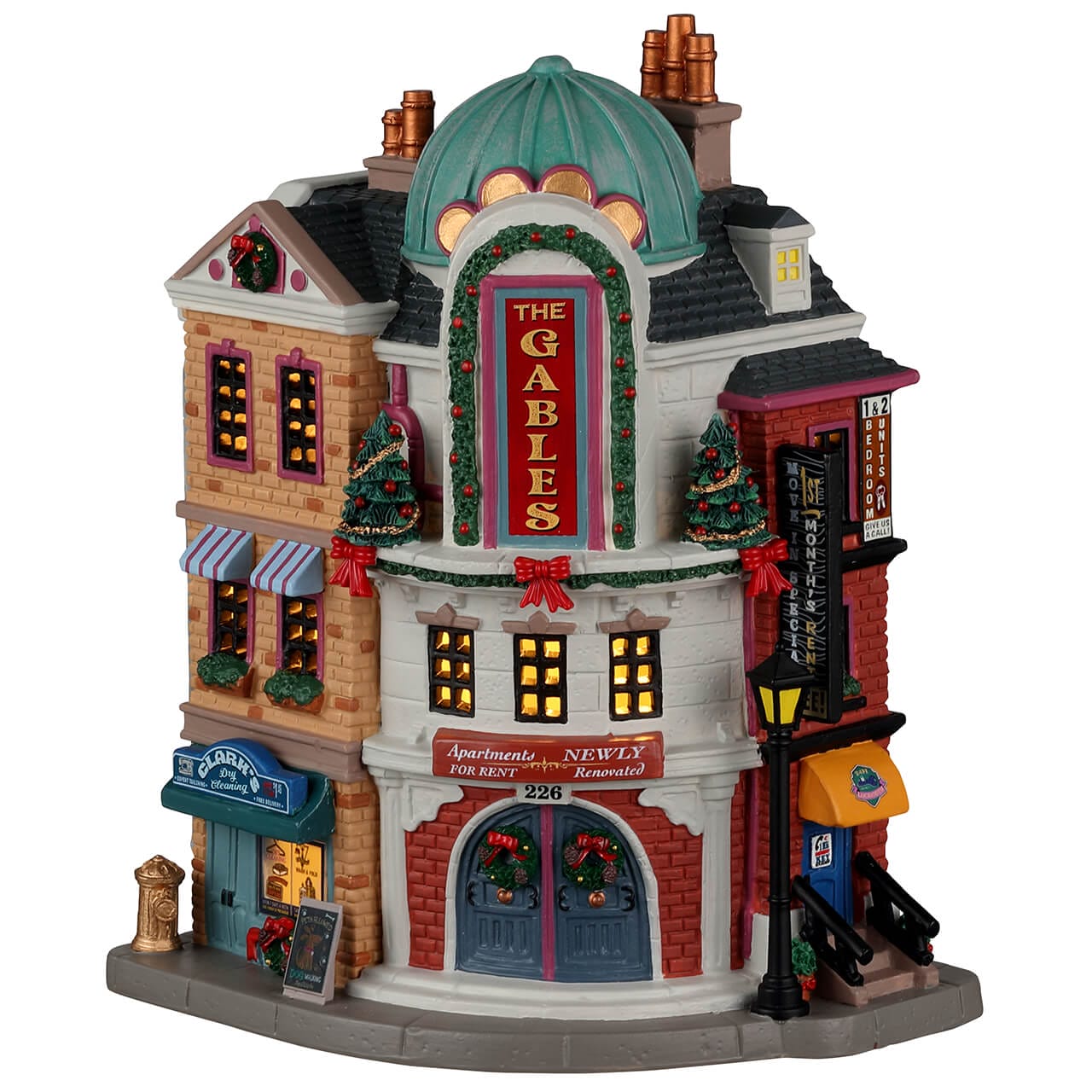 lemax-the-gables-apartments-b-timent-miniature-caddington-village image 1