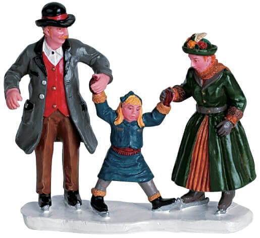 lemax-learning-to-skate-figurine-miniature-de-collection image 1