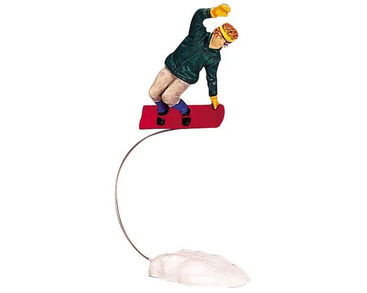 lemax-radical-snowboarder-figurine-miniature-sport-d-hiver image 1