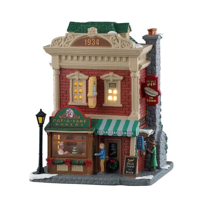 lemax-pat-a-cake-bakery-boulangerie-miniature-caddington image 1
