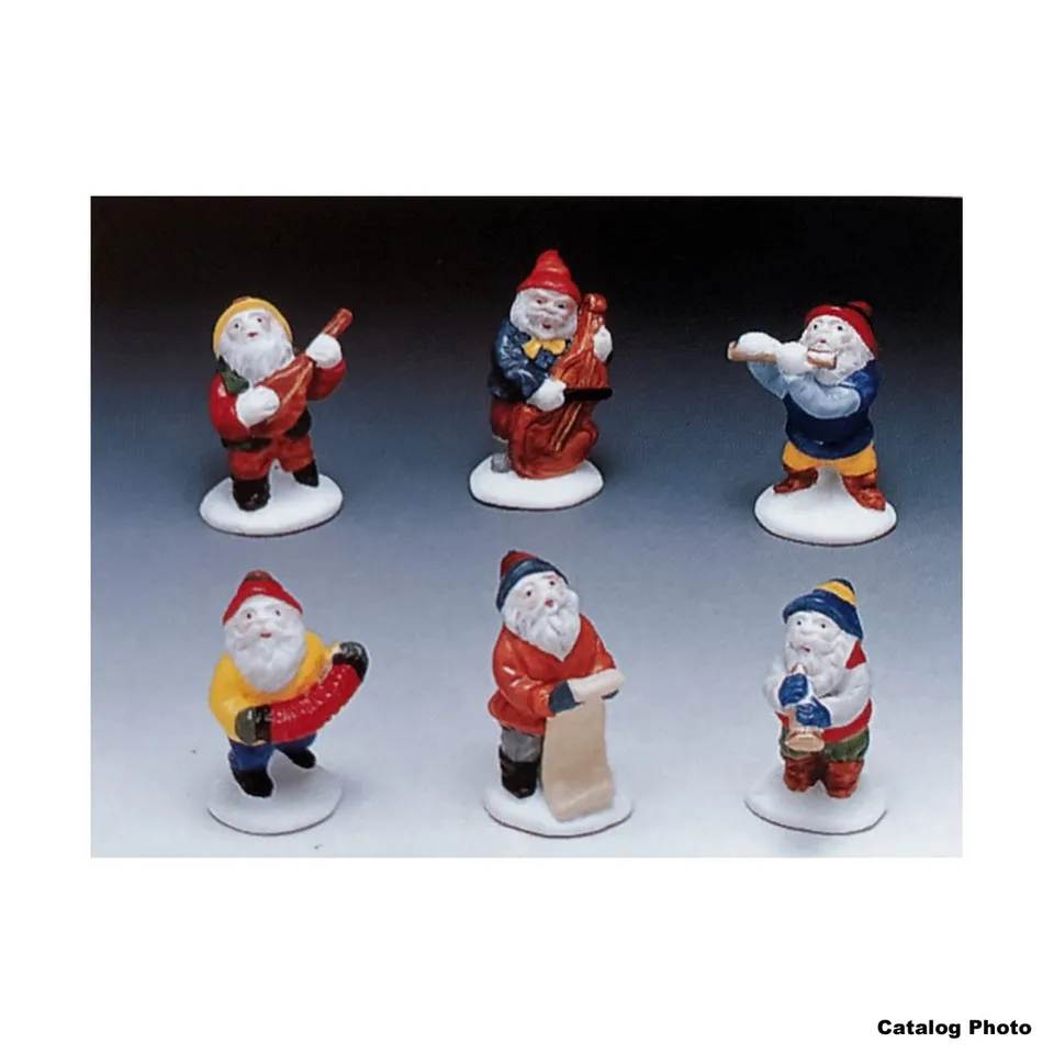 lemax-the-elf-band-figurine-village-miniature-fanfare-lutins image 1