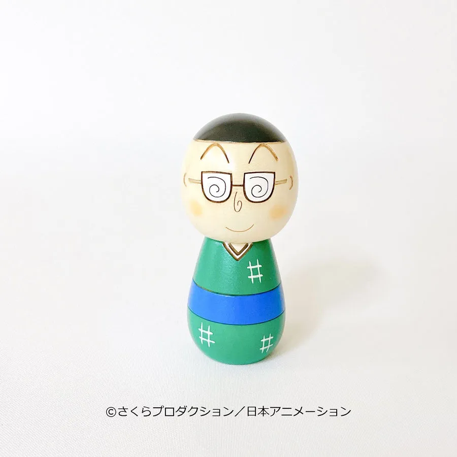 usaburo-kokeshi-chibi-maruko-chan-maruo-figurine-artisanale image 1