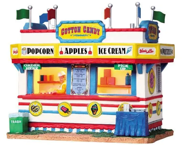 lemax-carnival-snack-shack-stand-gourmand-lumineux image 1