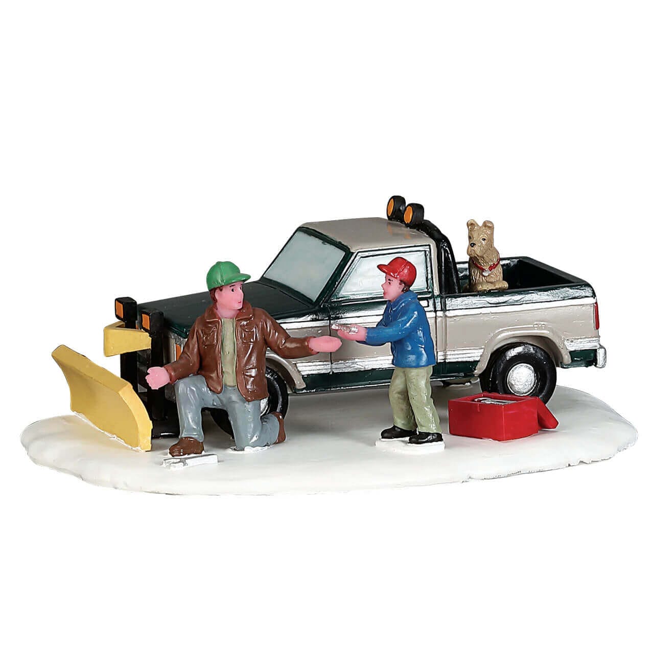 lemax-snow-plow-set-up-accessoire-miniature-de-village image 5