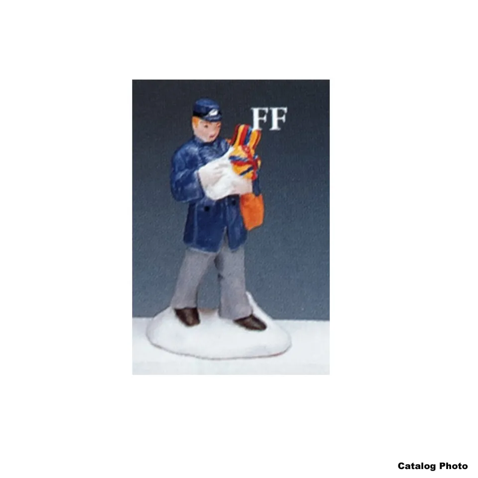 lemax-postman-figurine-facteur-miniature image 1