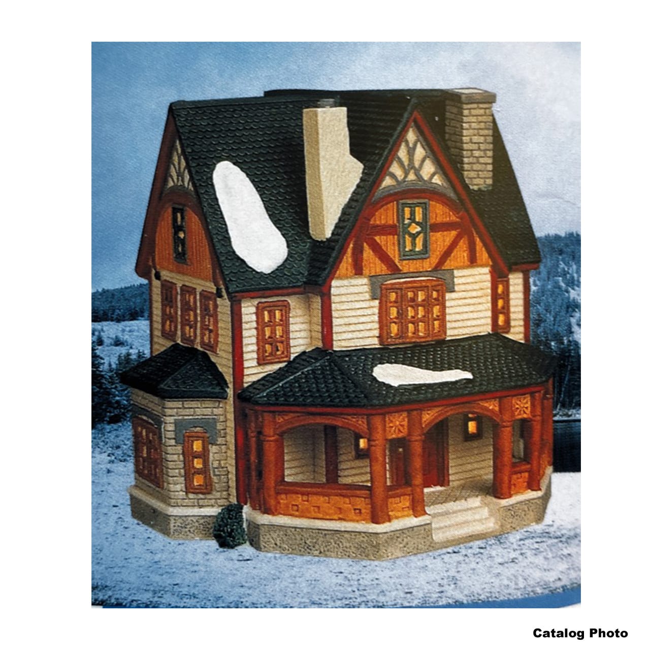 lemax-lakeside-cottage-maison-miniature-de-collection image 1