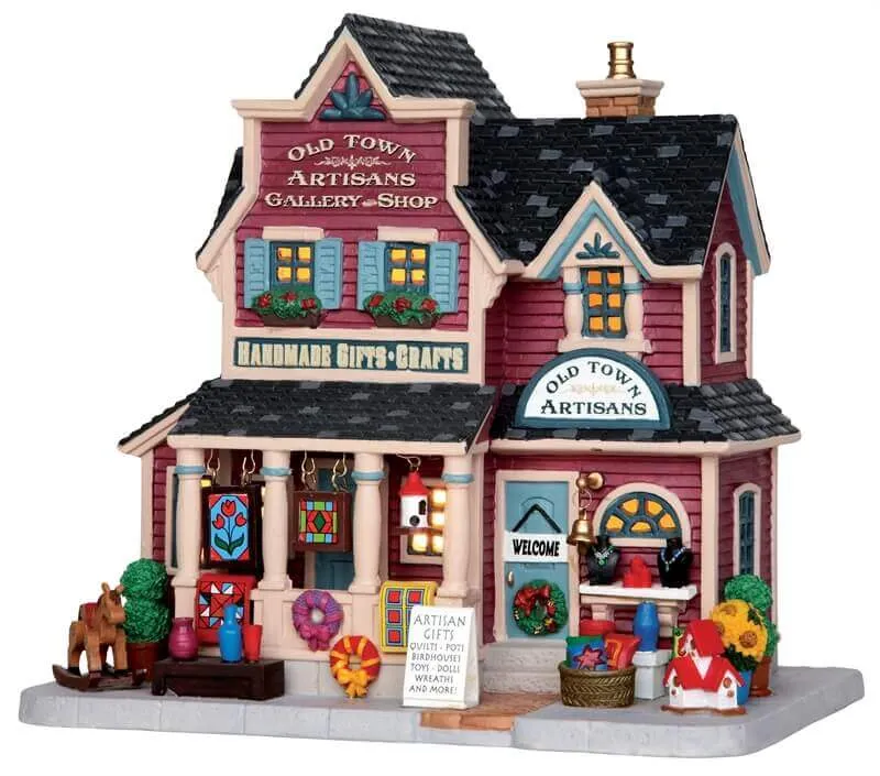 lemax-old-town-artisans-gallery-and-shop-b-timent-miniature image 1