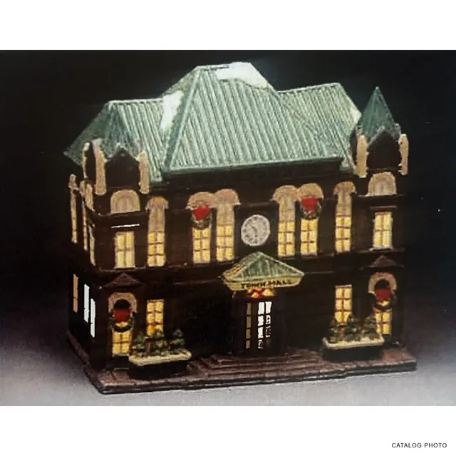 lemax-large-town-hall-b-timent-miniature-de-village image 1